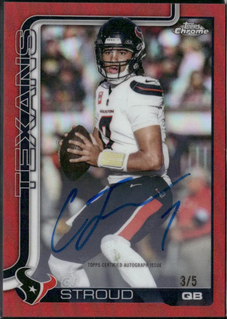 CJ Stroud [Red Refractor] #BA-CS