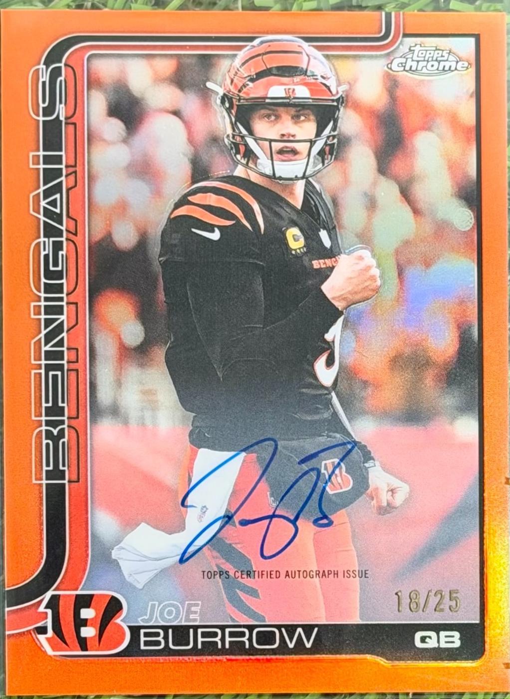 Joe Burrow [Orange Refractor] #BA-JB