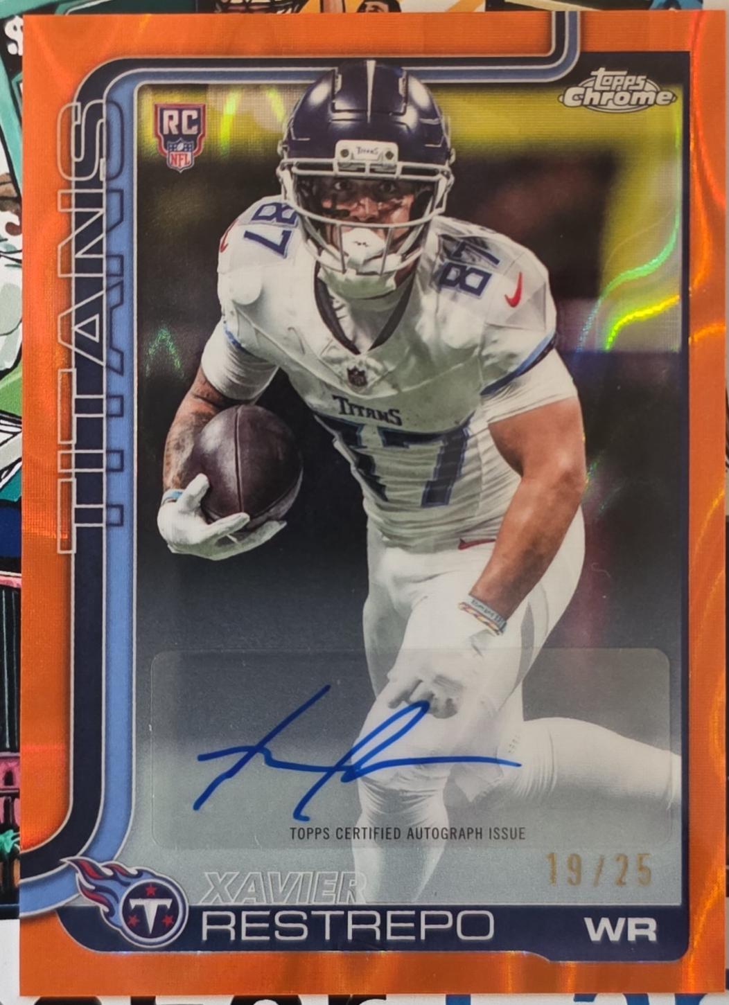 Xavier Restrepo [Orange Lava Refractor] #RRA-XRE