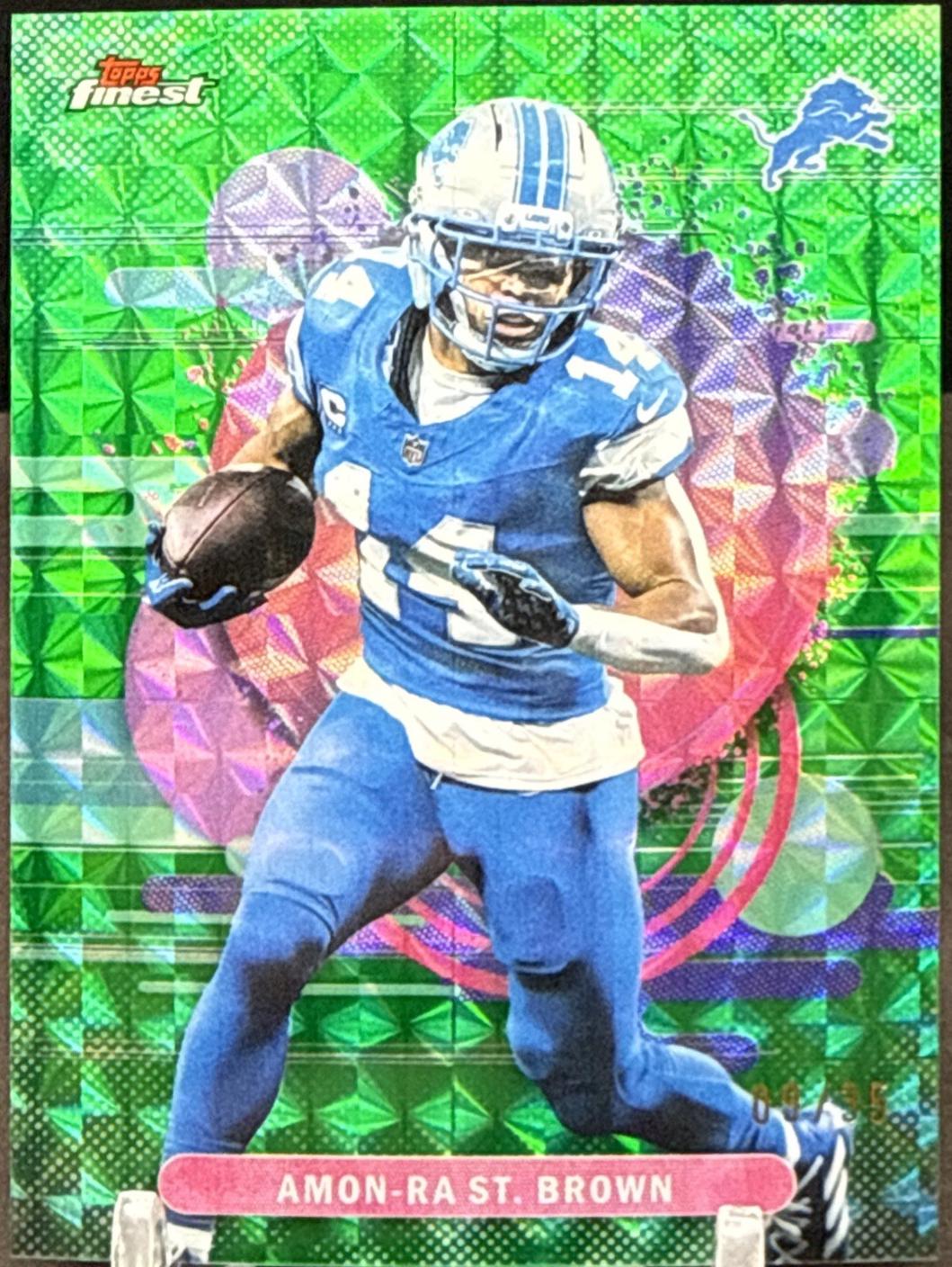 Amon-Ra St. Brown [Green Geometric] #164