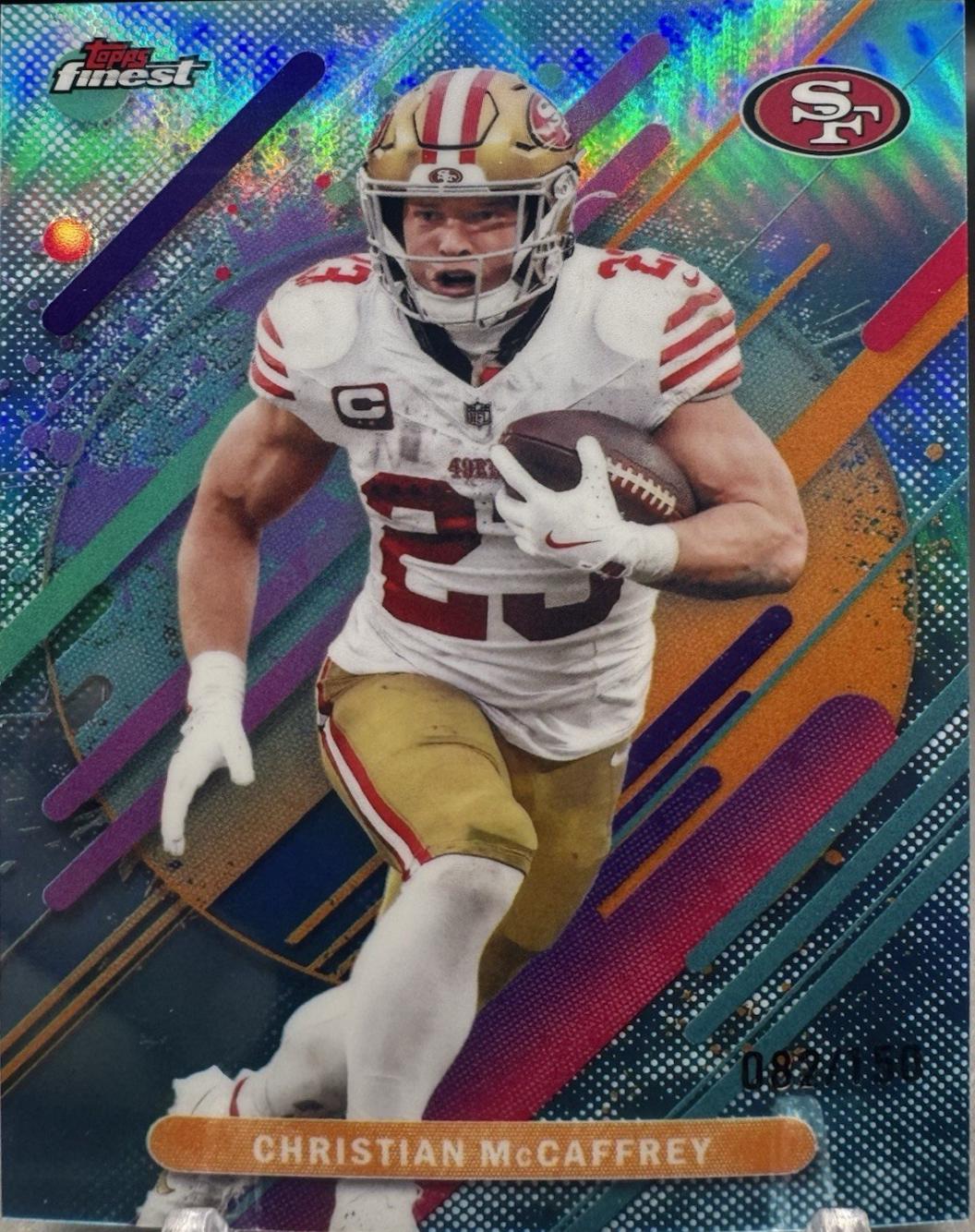 Christian McCaffrey [Sky Blue Refractor] #257