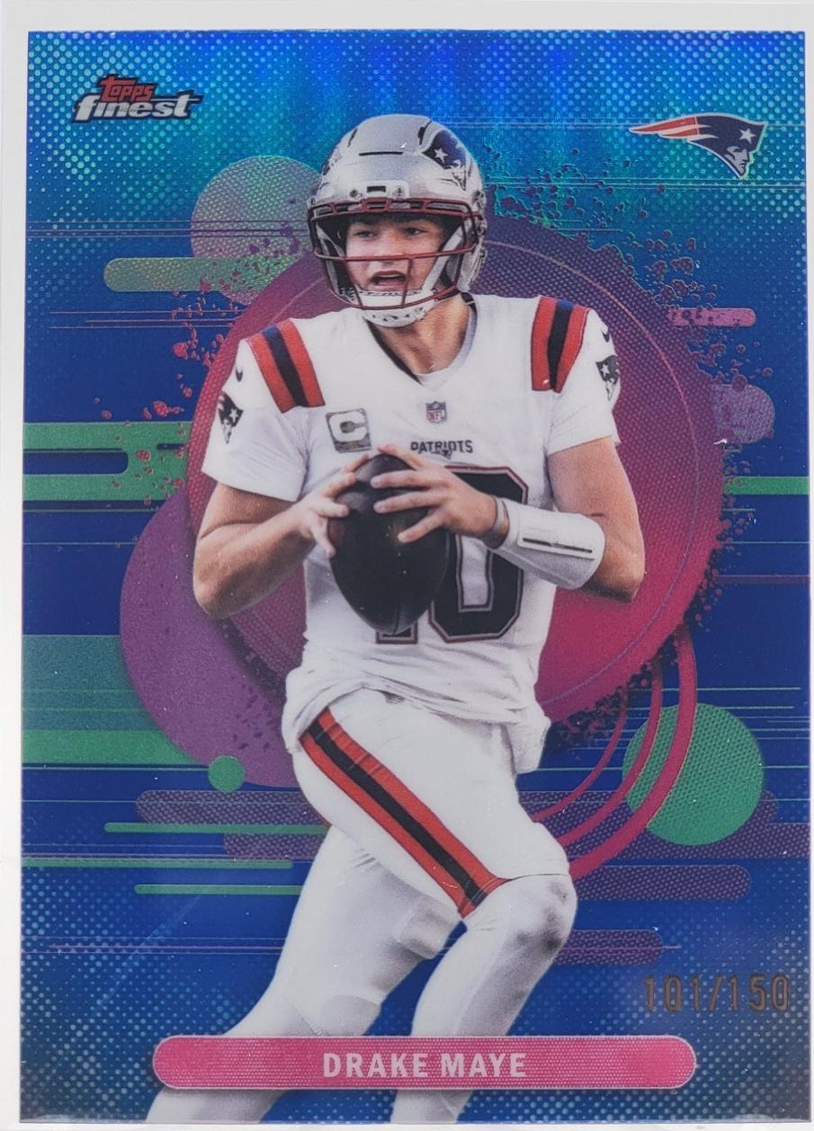 Drake Maye [Blue Refractor] #142