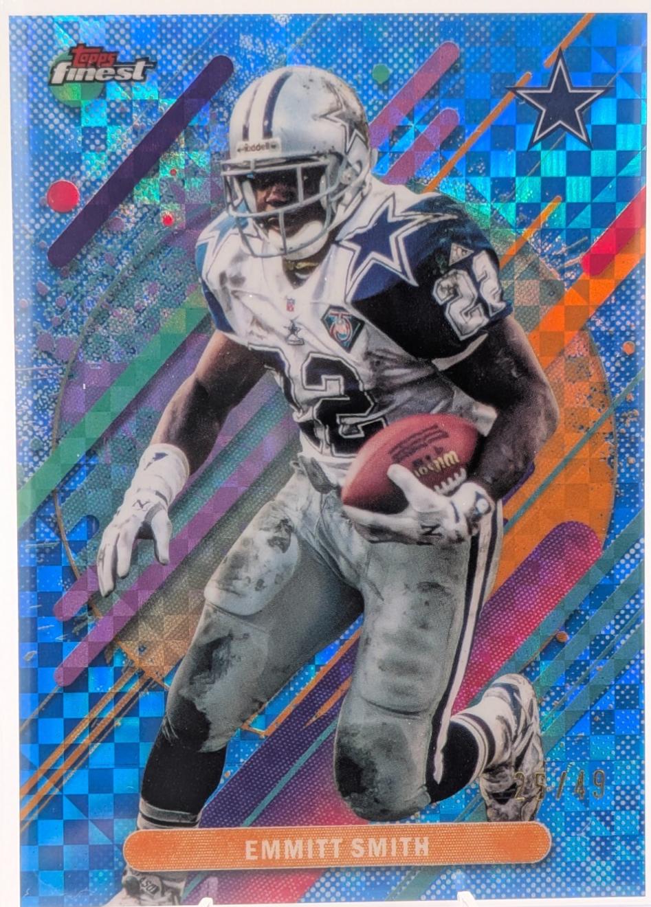 Emmitt Smith [Blue X-Fractor] #295