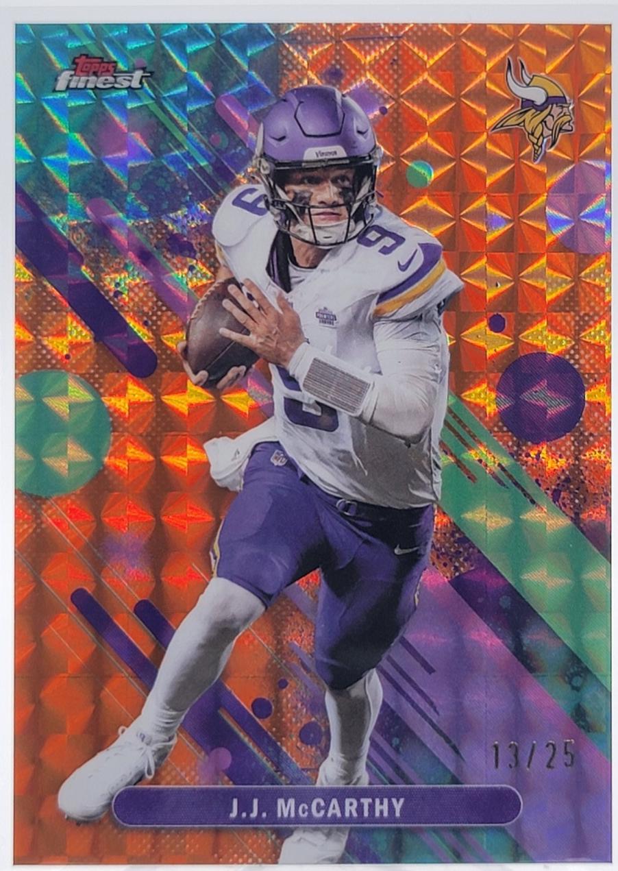 J.J. McCarthy [Orange Refractor] #61