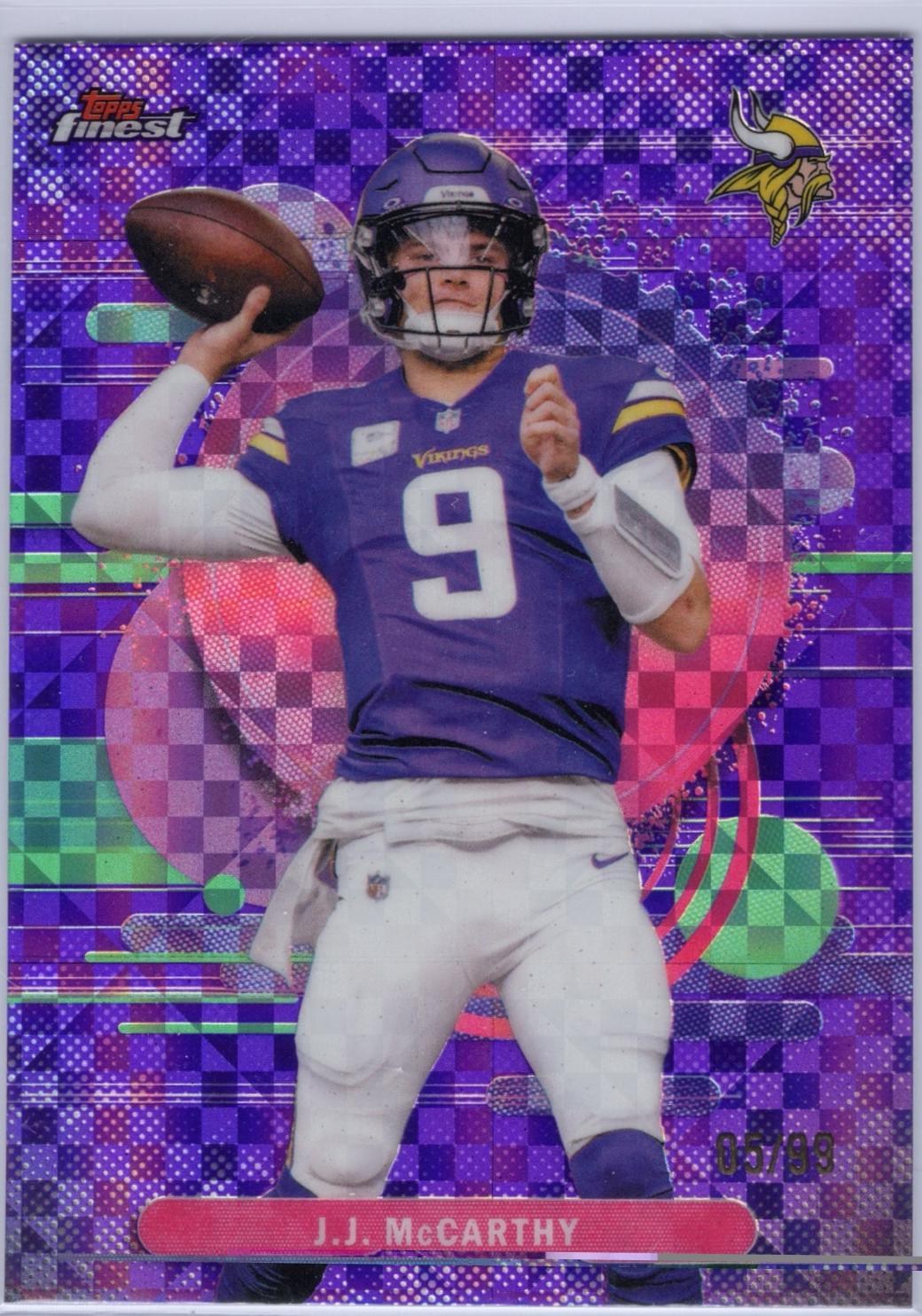 J.J. McCarthy [Purple X-Fractor] #141