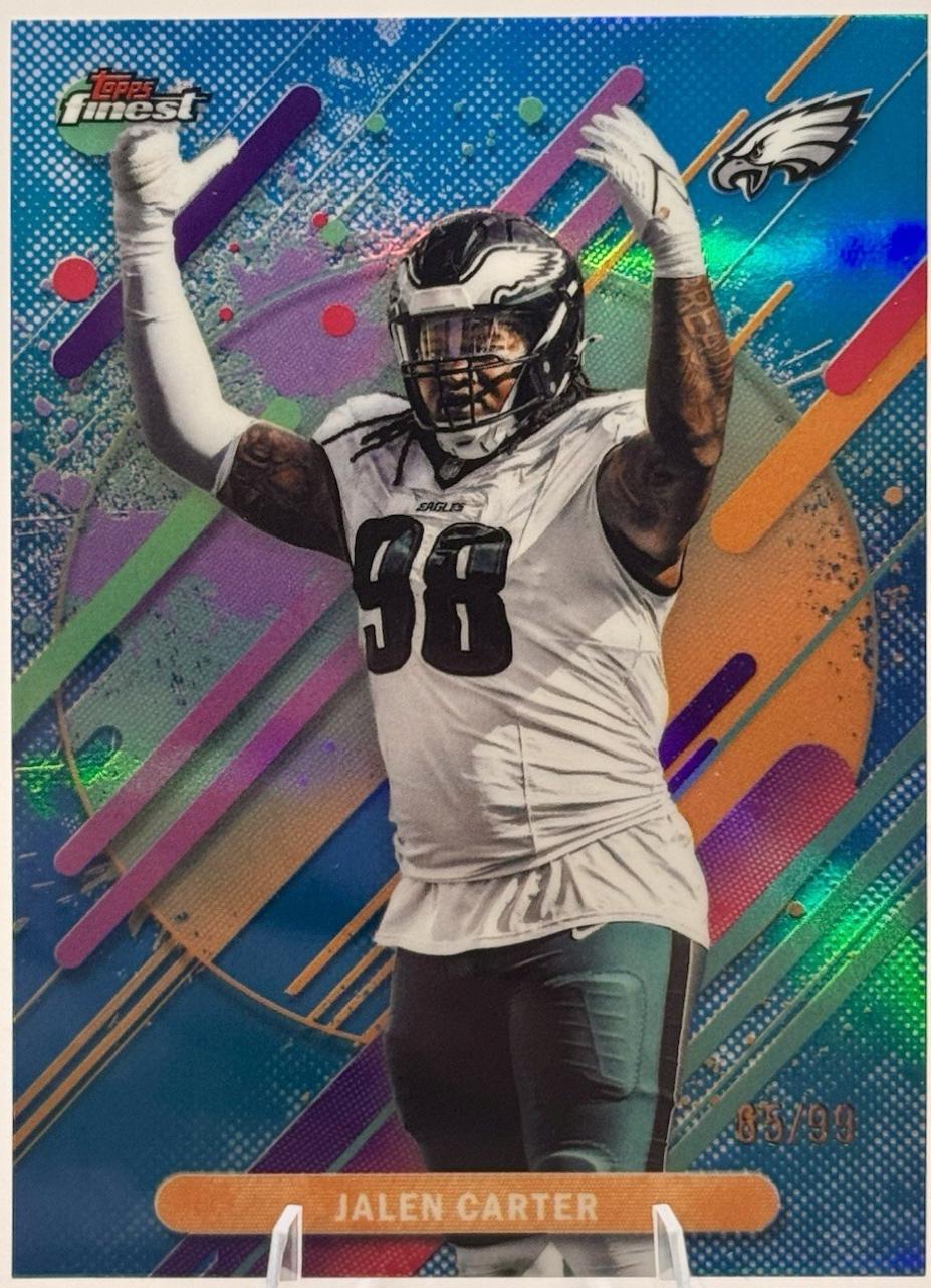 Jalen Carter [Blue Refractor] #285