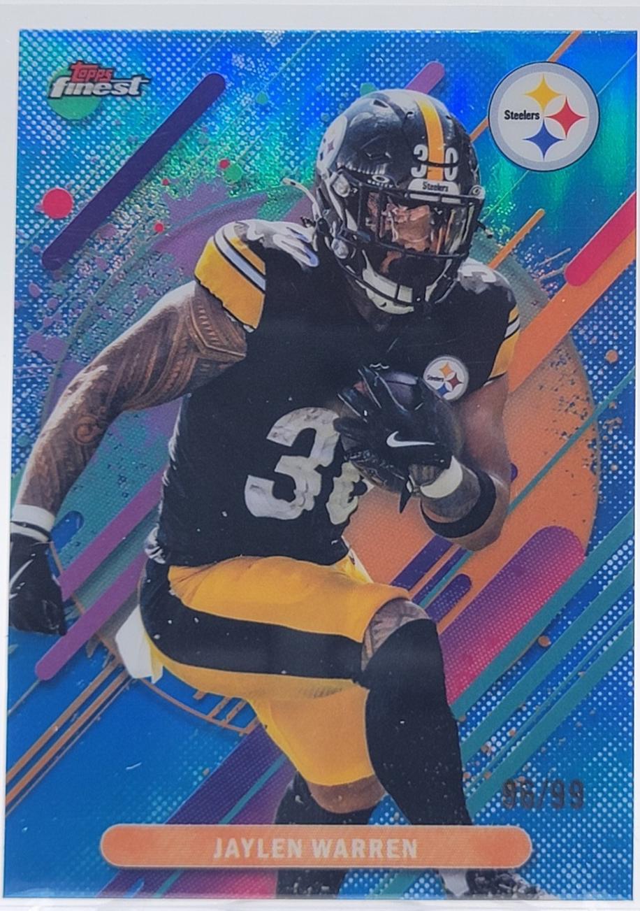 Jaylen Warren [Blue Refractor] #256