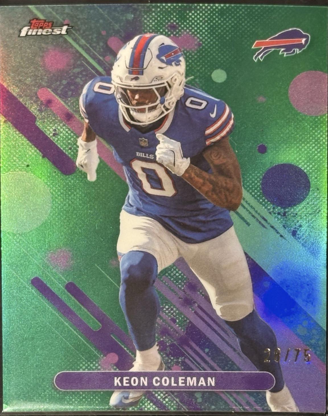 Keon Coleman [Green Refractor] #83