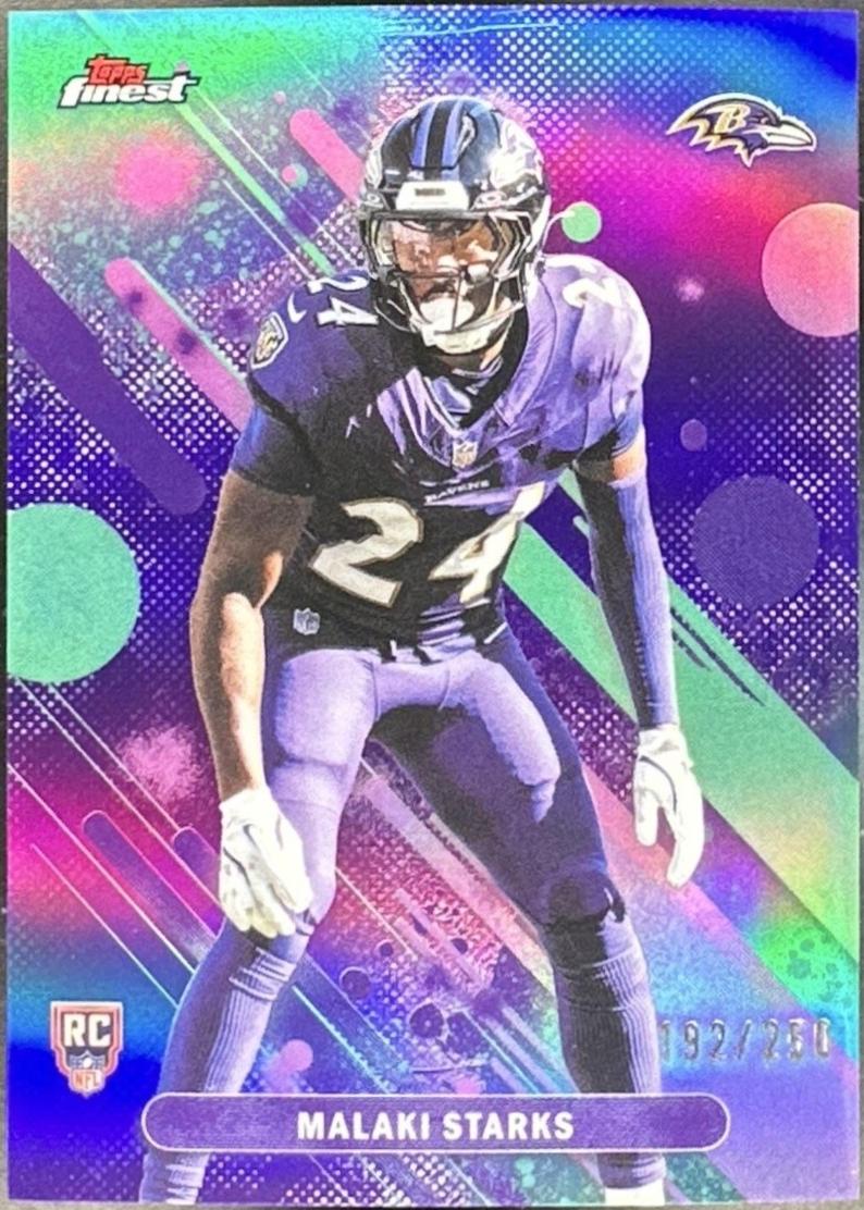 Malaki Starks [Purple Refractor] #45