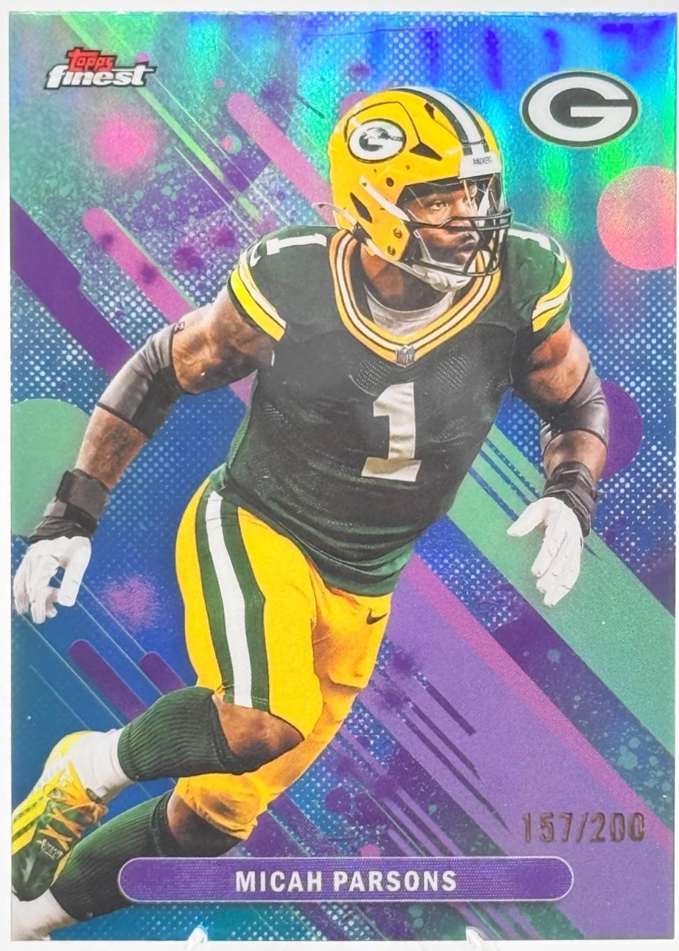 Micah Parsons [Blue Refractor] #98