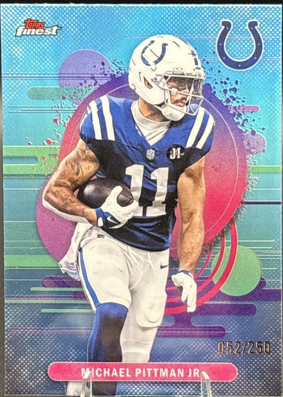 Michael Pittman Jr. [Sky Blue Refractor] #166