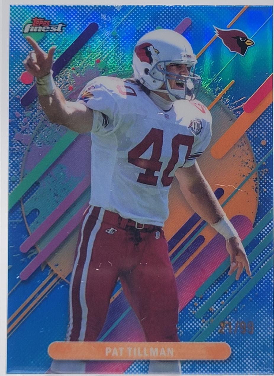 Pat Tillman [Blue Refractor] #299