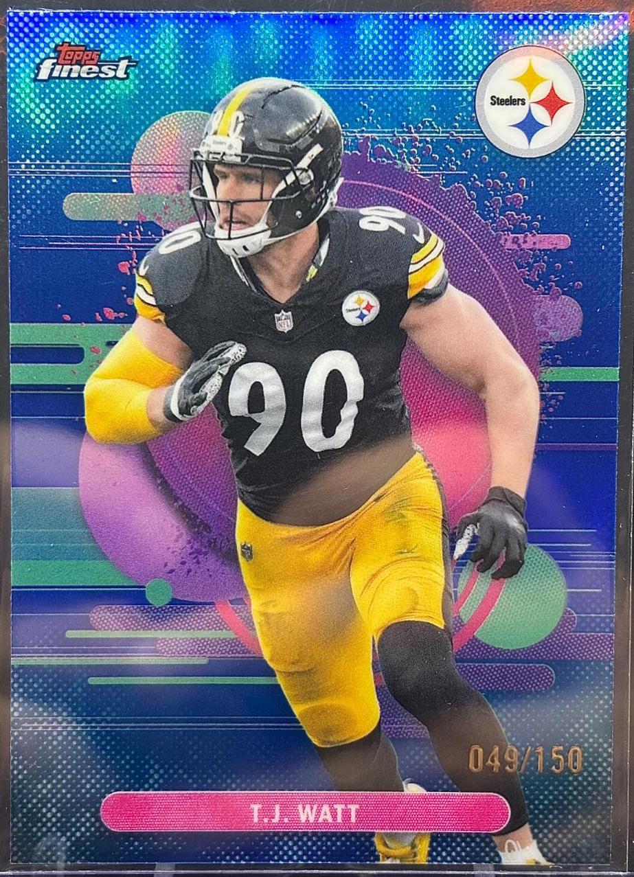 T.J. Watt [Blue Refractor] #189