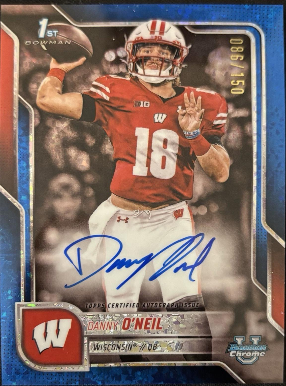 Danny O'Neil [Blue Mini-Diamond Refractor] #BCA-DO