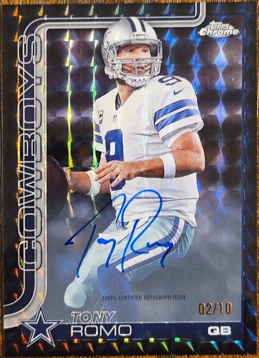 Tony Romo [Black Geometric Refractor] #CLA-TR