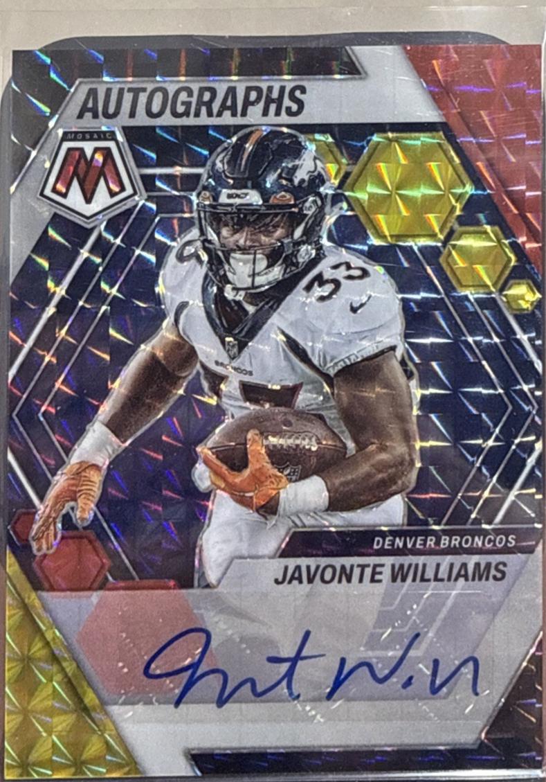 Javonte Williams [Red Yellow] #AH-JW