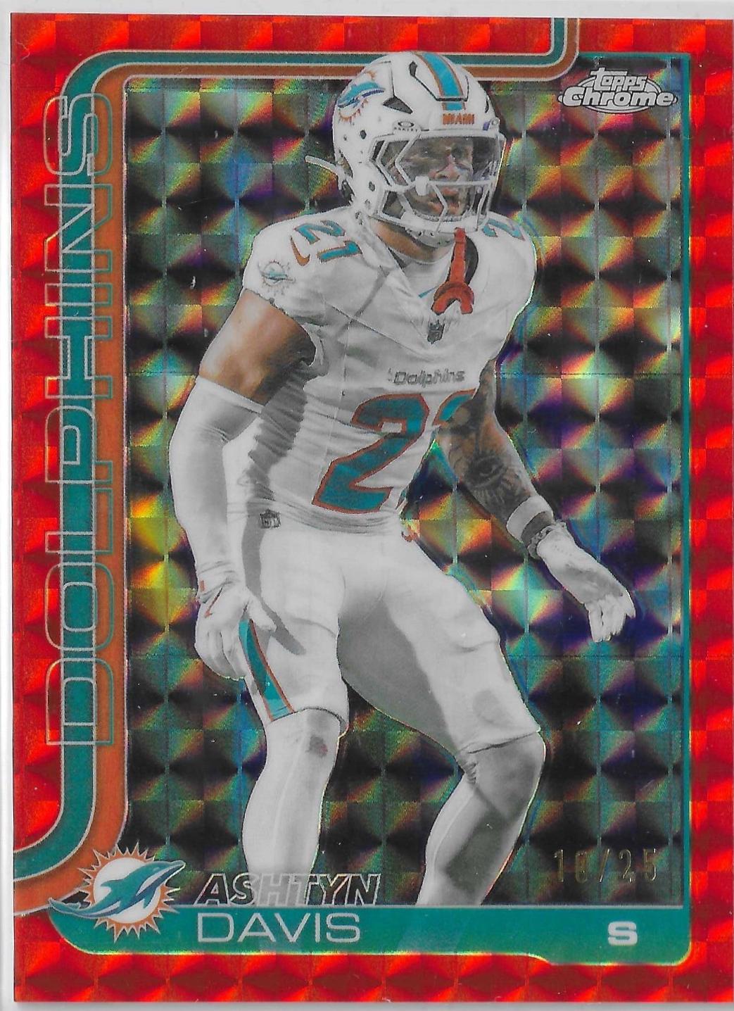 Ashtyn Davis [Orange Geometric Refractor] #194