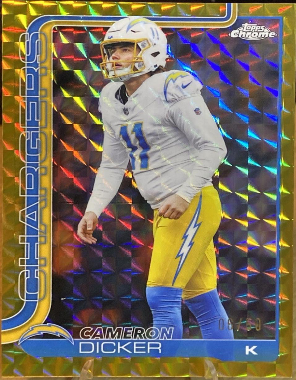 Cameron Dicker [Gold Geometric Refractor] #162