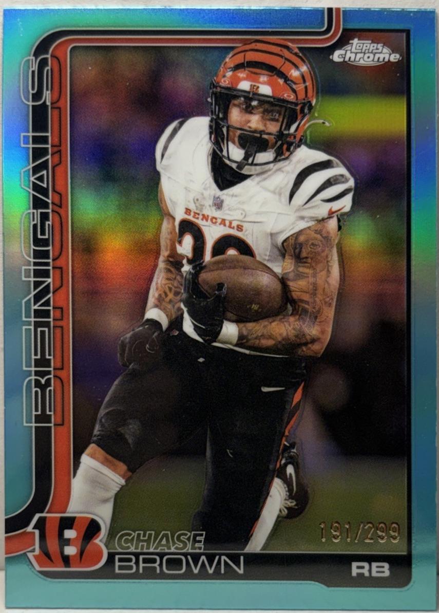 Chase Brown [Teal Refractor] #62
