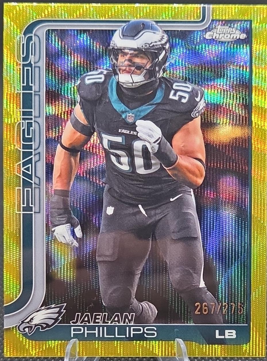 Jaelan Phillips [Yellow Wave Refractor] #192
