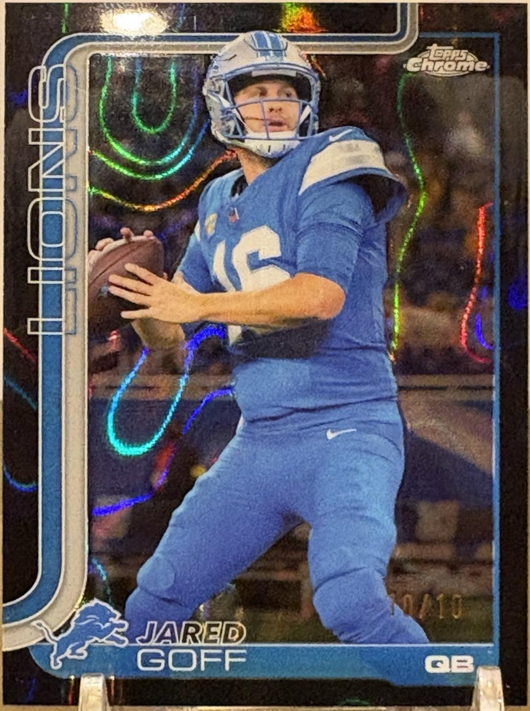 Jared Goff [Leather Black] #102