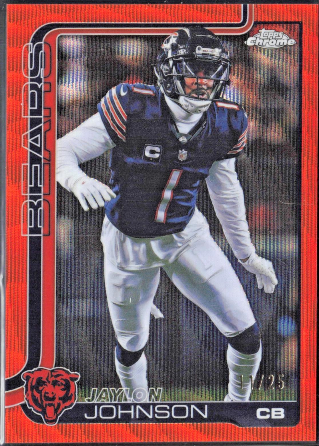 Jaylon Johnson [Orange Wave Refractor] #57