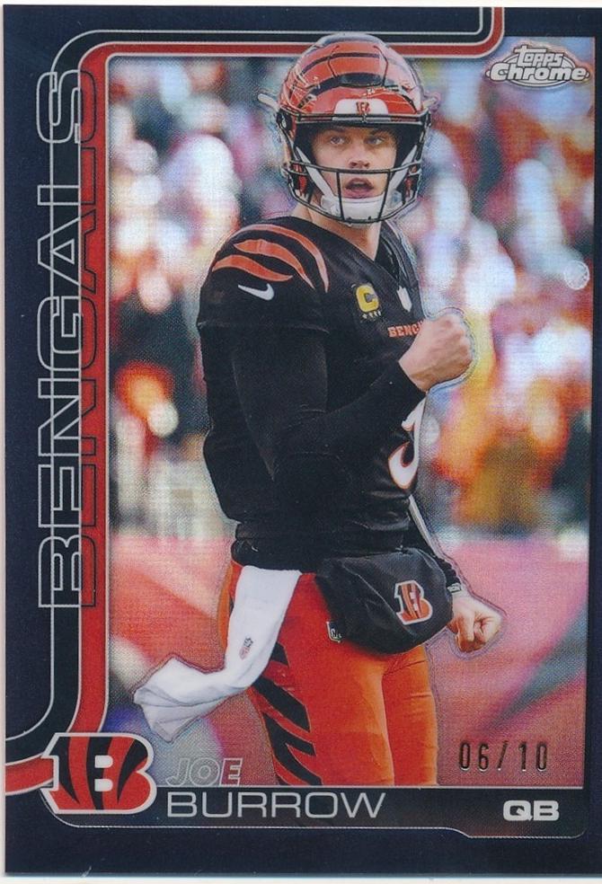 Joe Burrow [Black Refractor] #61