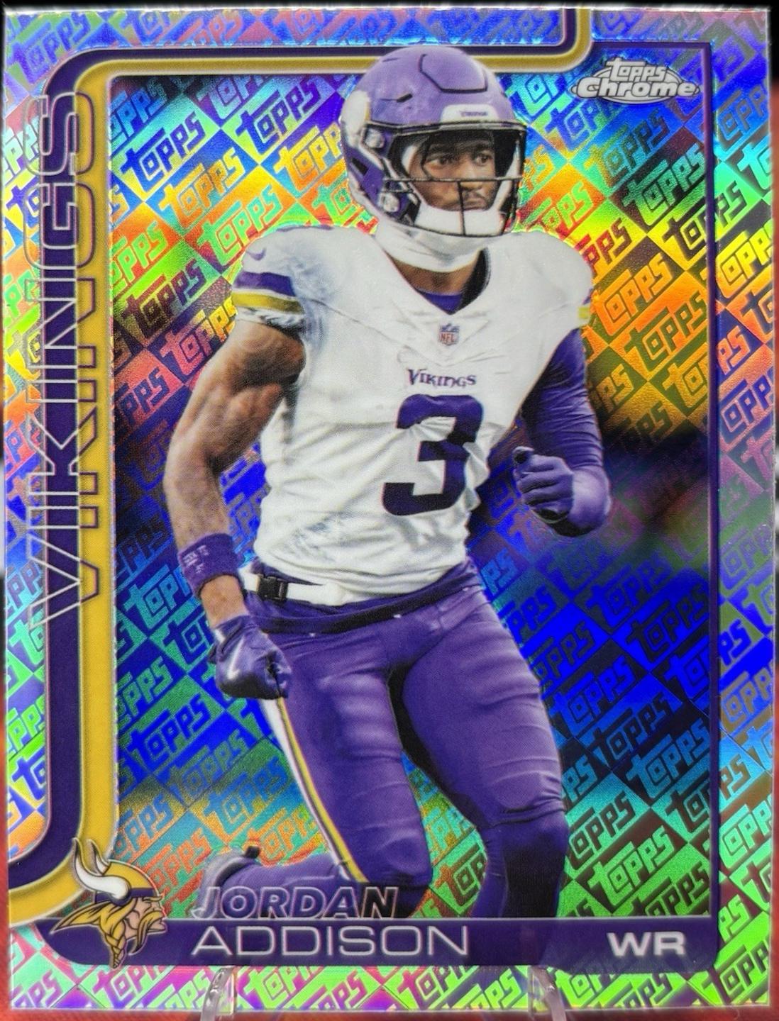 Jordan Addison [Topps Refractor] #202