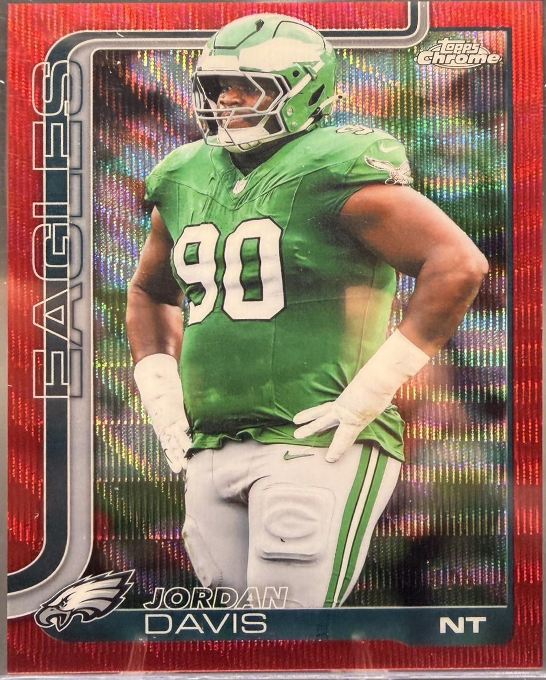 Jordan Davis [Red Wave Refractor] #249