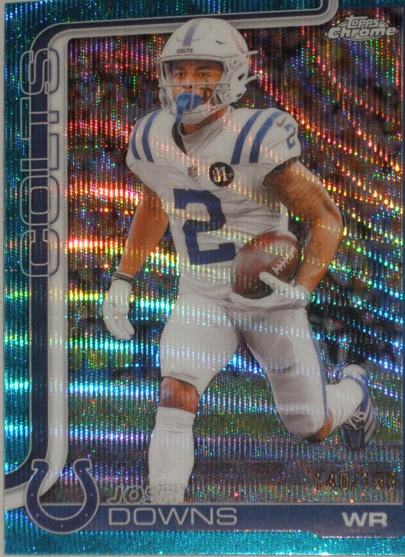 Josh Downs [Aqua Wave Refractor] #127