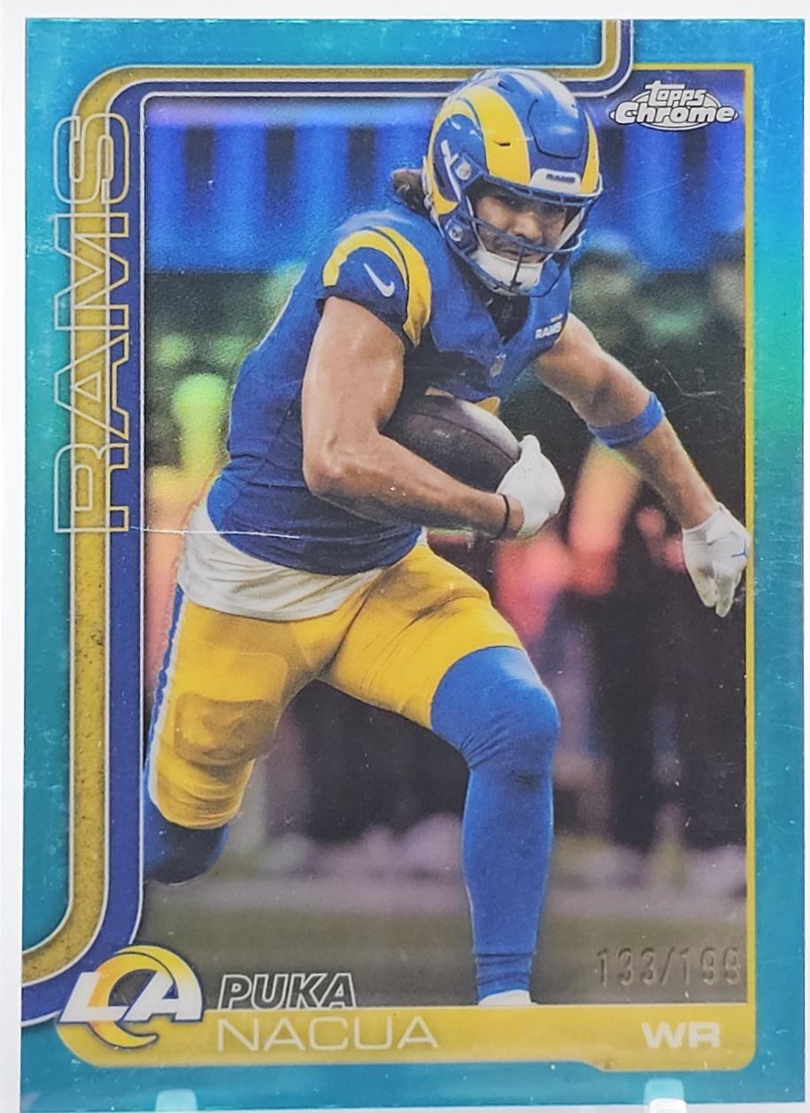 Puka Nacua [Aqua Refractor] #166