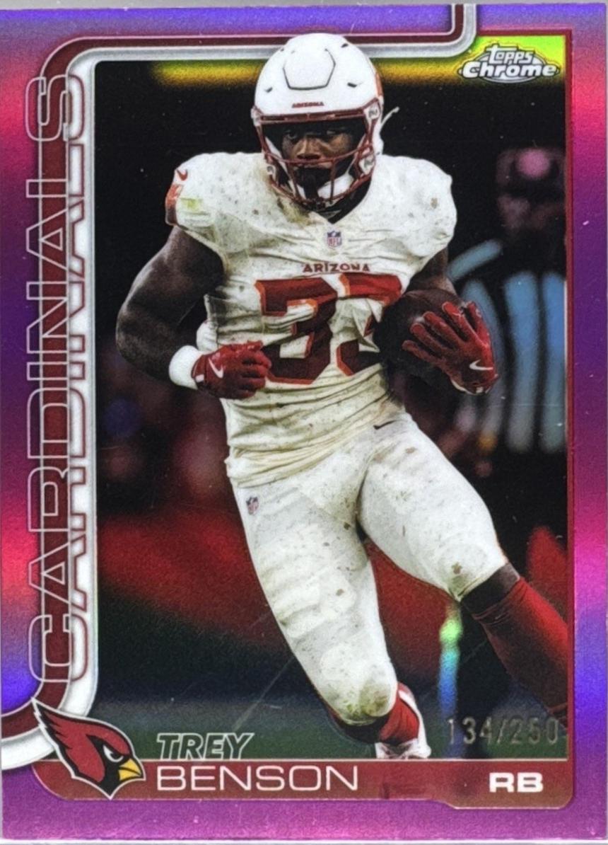 Trey Benson [Pink Refractor] #7