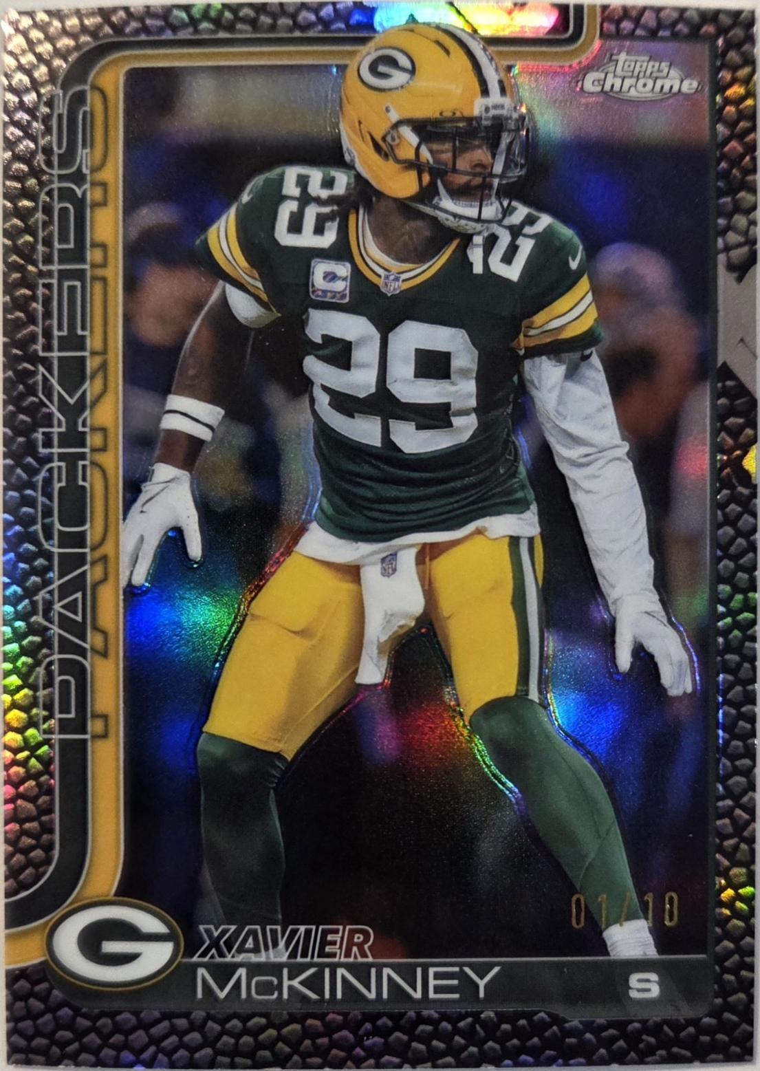Xavier McKinney [Leather Black] #113