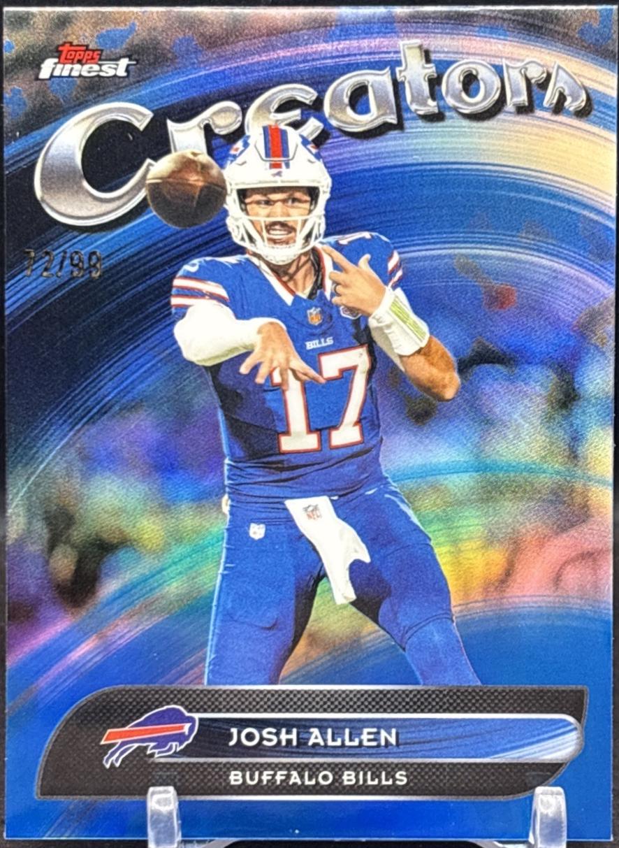 Josh Allen [Blue Refractor] #CR-4