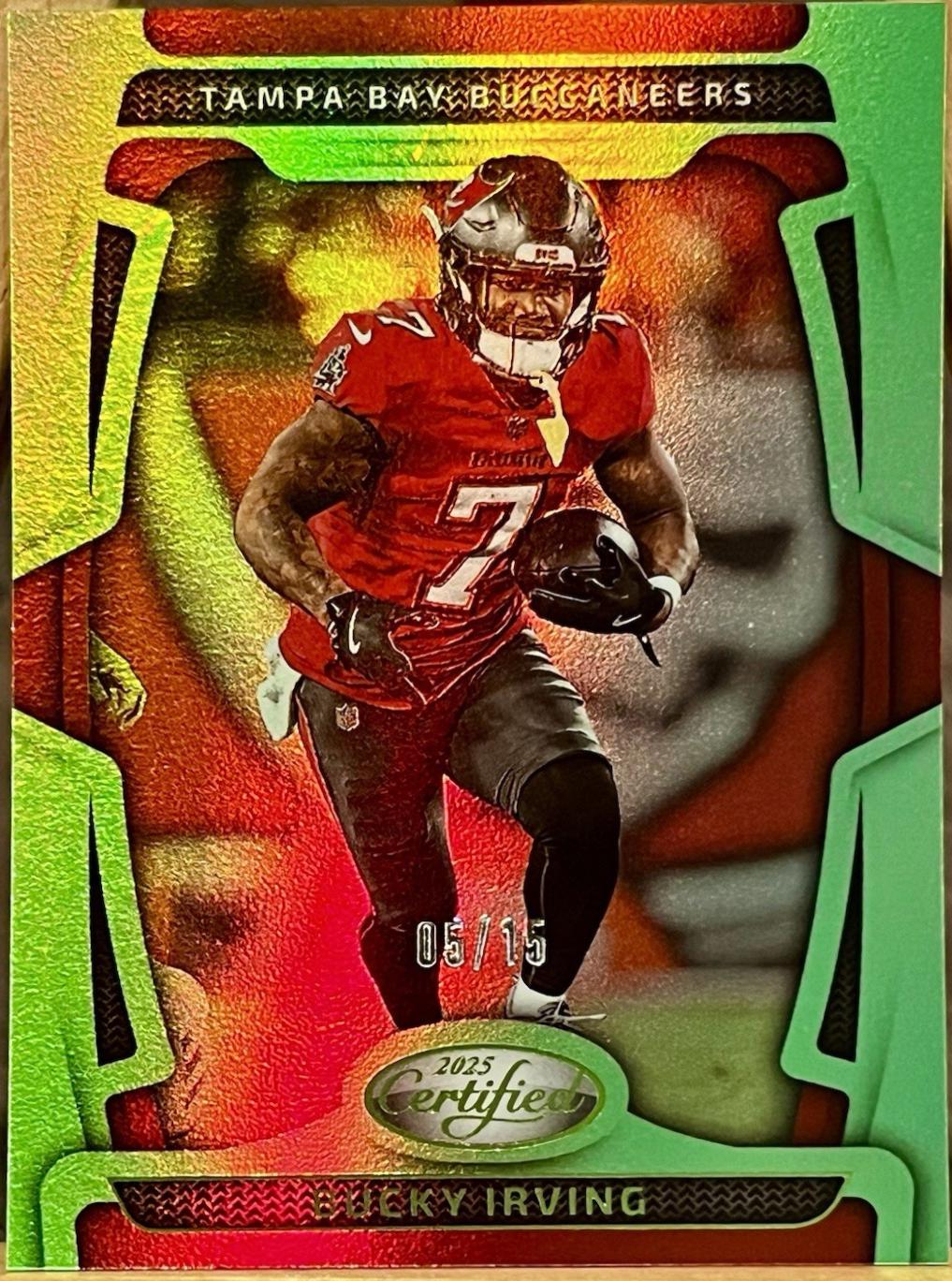 Bucky Irving [Lime Green Mirror] #92