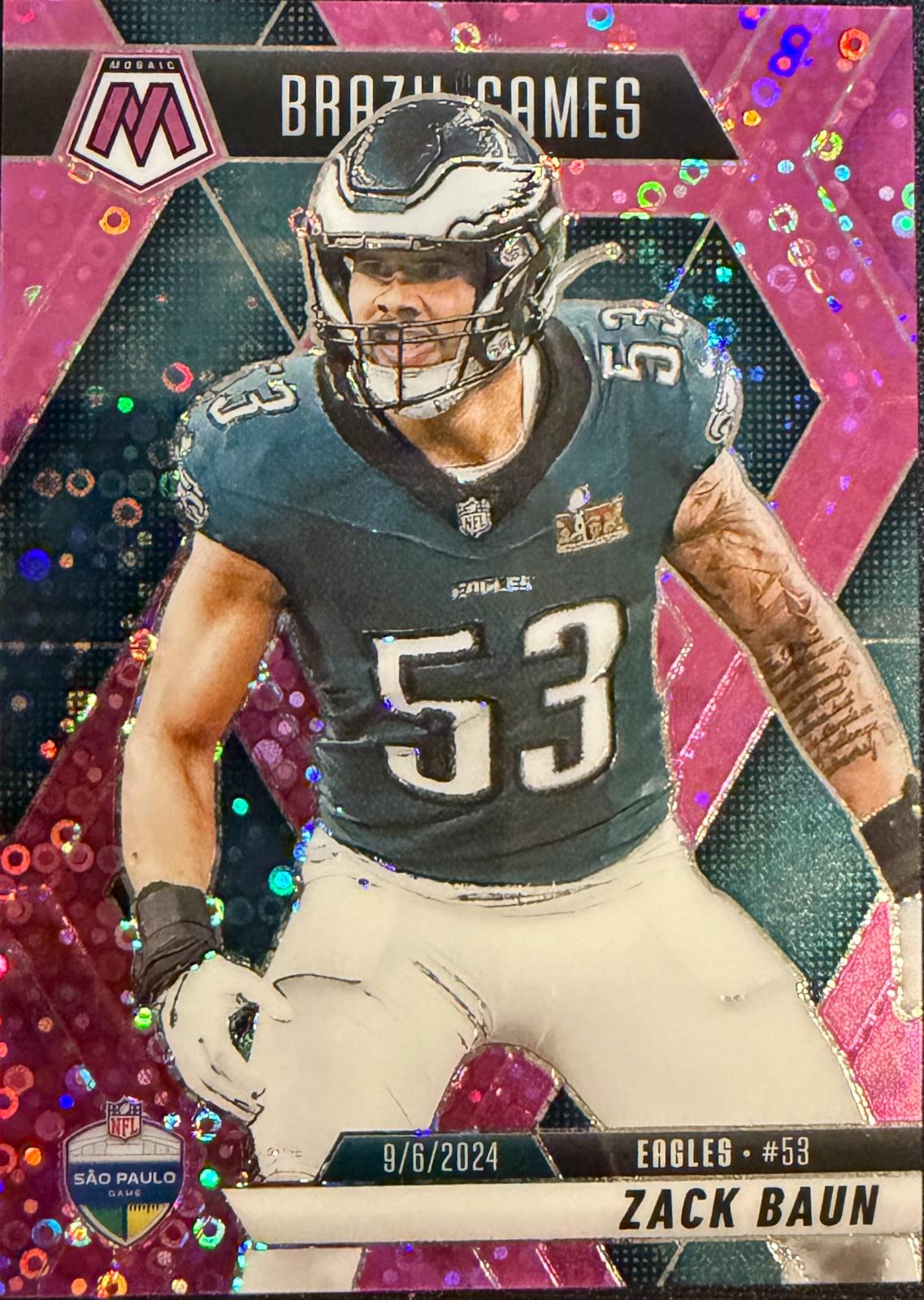 Zack Baun [Mosaic No Huddle Pink] #141