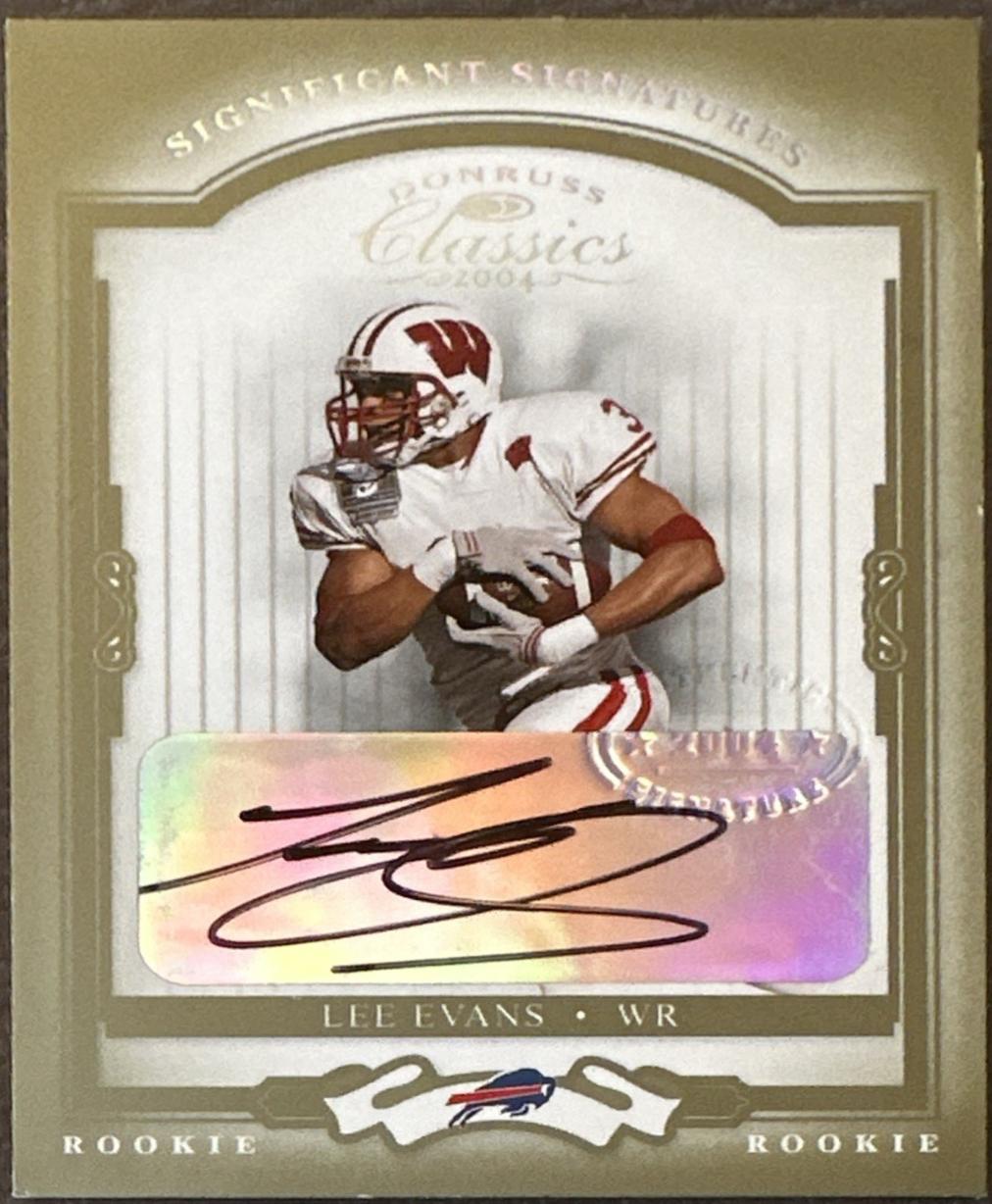 Lee Evans [Significant Signatures Green] #244
