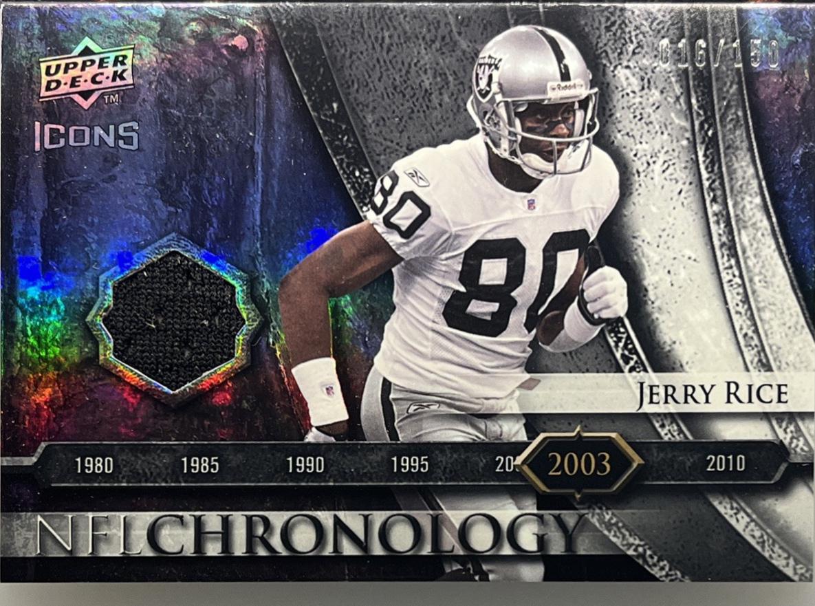 Jerry Rice [Silver Jersey] #CHR31