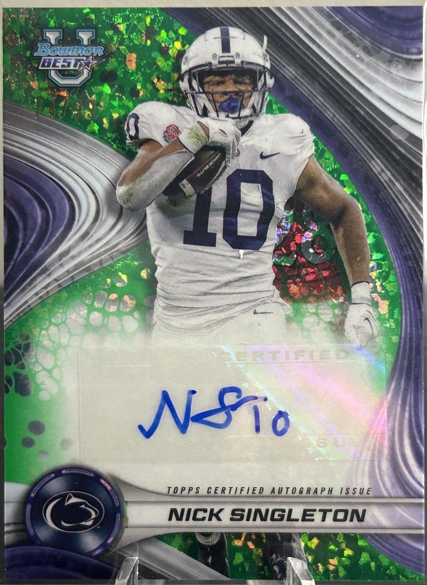 Nick Singleton [Green Mini-Diamond] #BOA-NSI