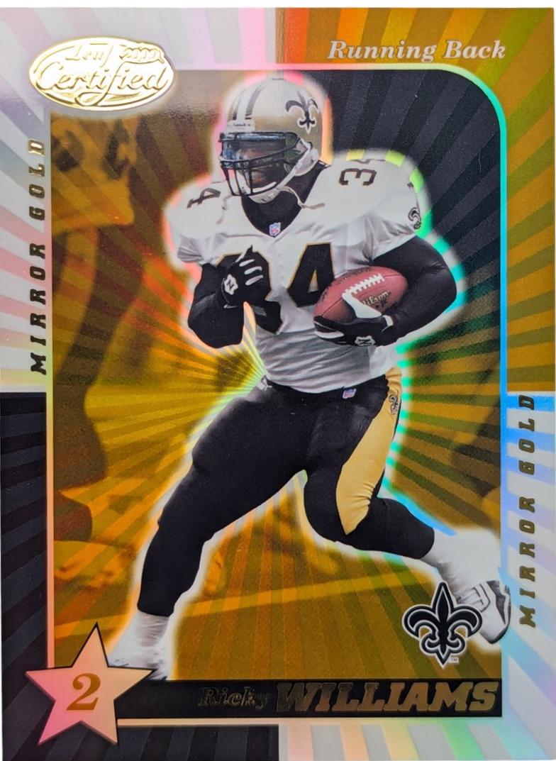 Ricky Williams [2 Star Mirror Gold] #133