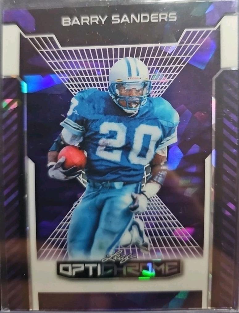 Barry Sanders [Purple Prismatic] #14