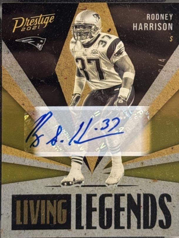 Rodney Harrison [Autograph Gold] #LL-1
