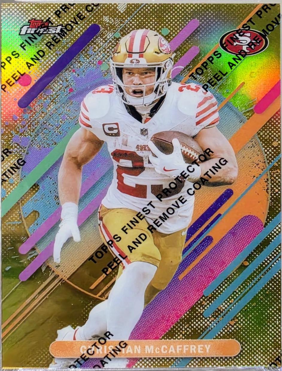 Christian McCaffrey [Gold Refractor] #257