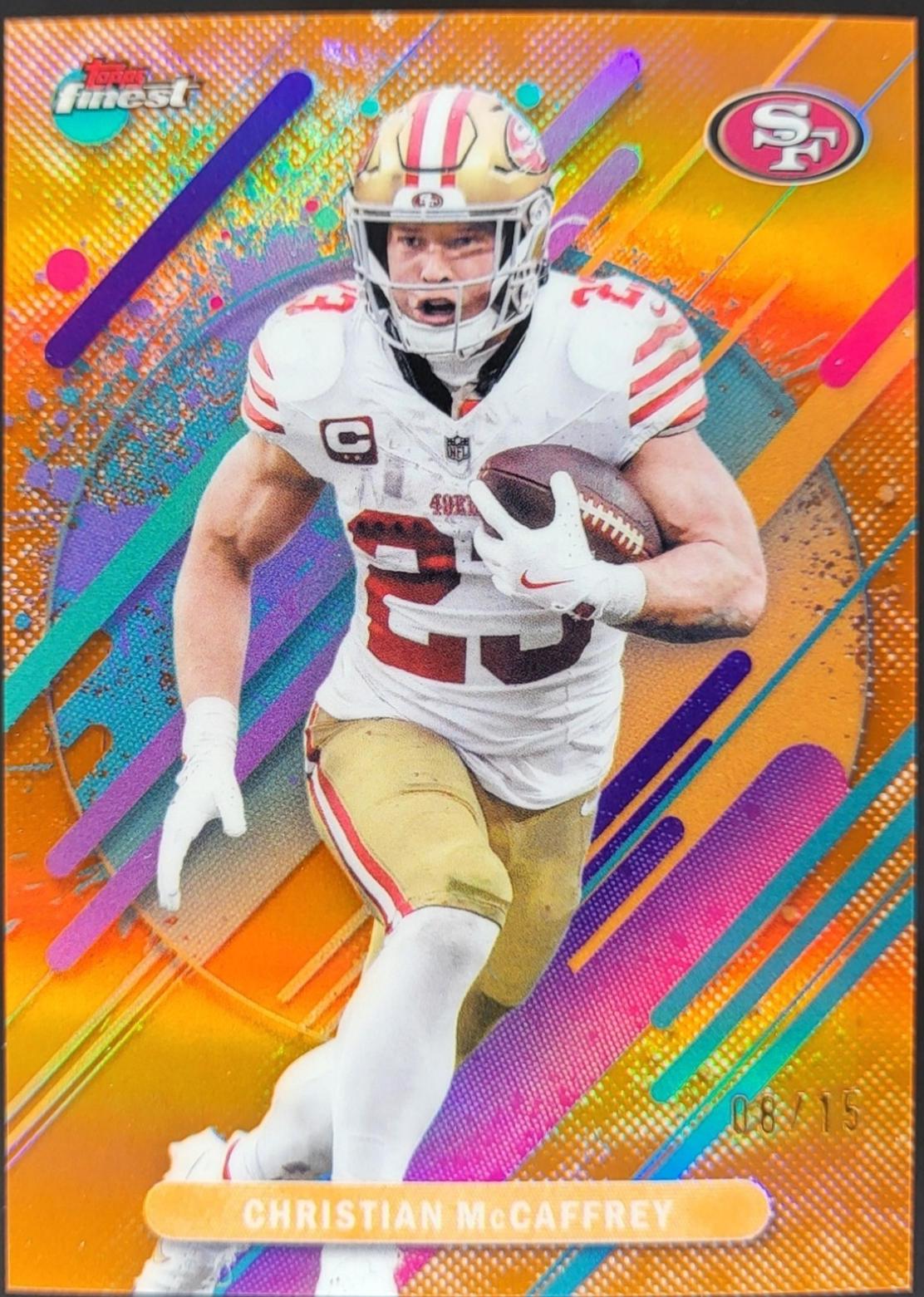 Christian McCaffrey [Orange Refractor] #257