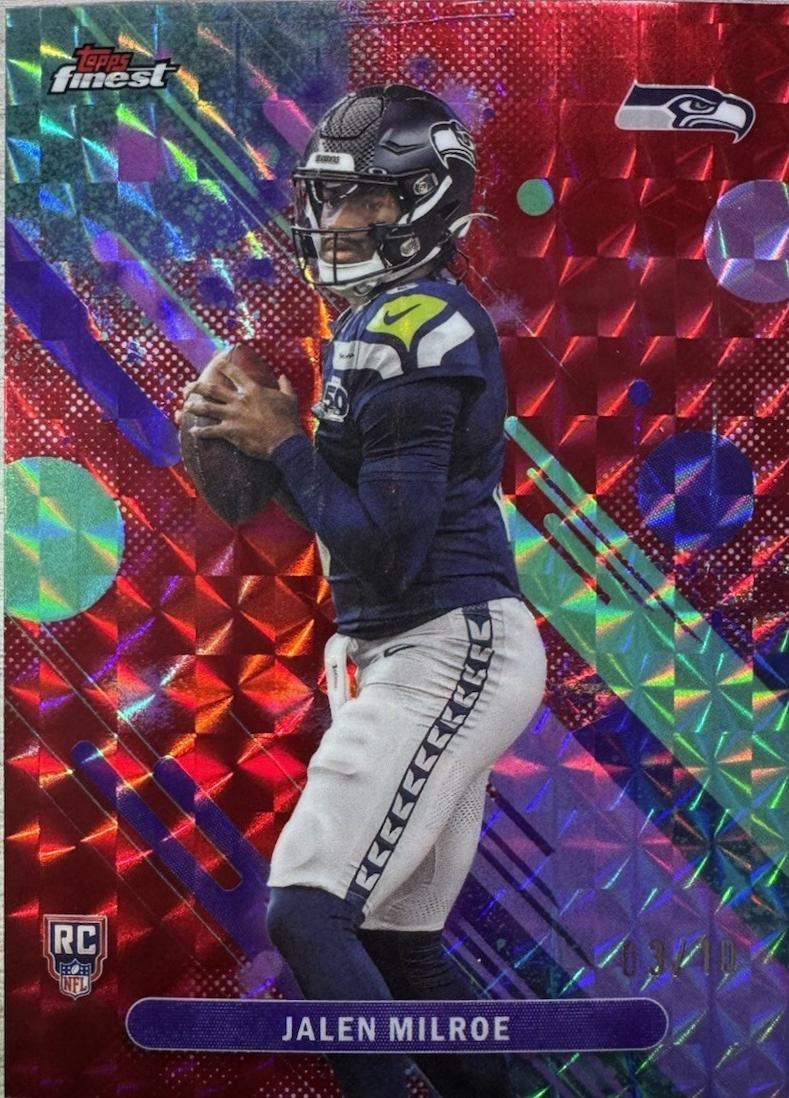 Jalen Milroe [Red Geometric] #4