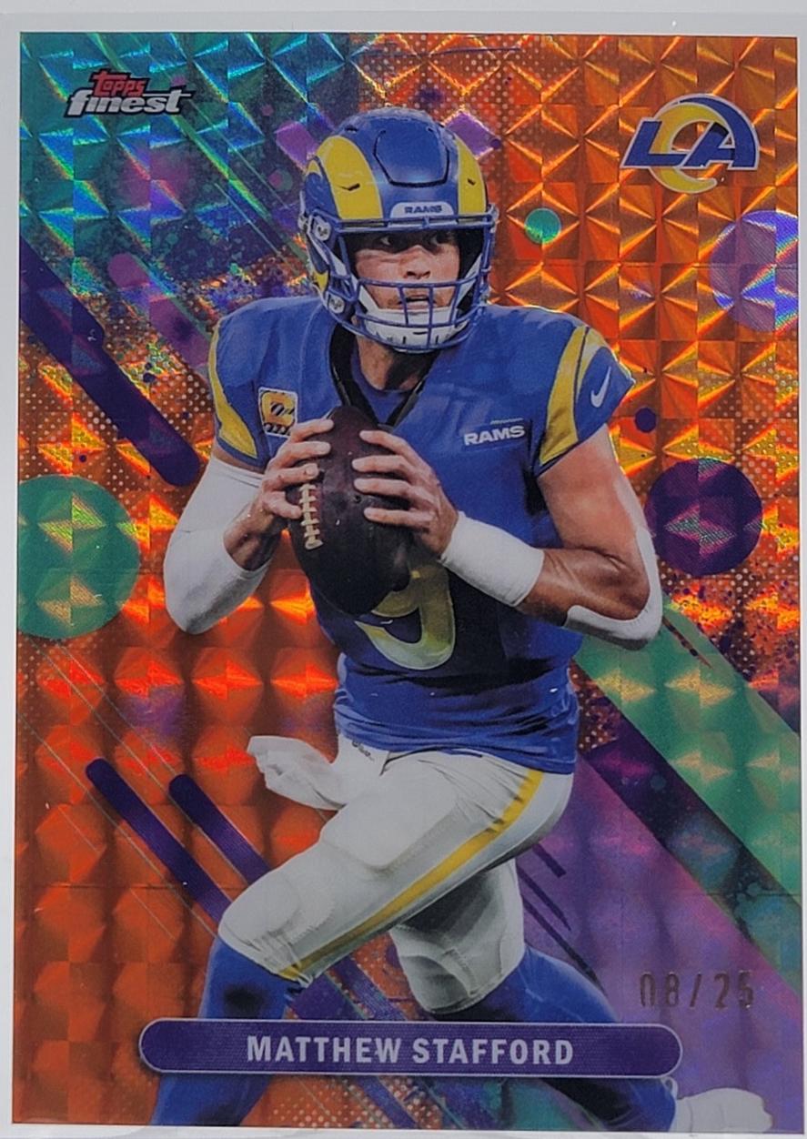 Matthew Stafford [Orange Refractor] #60
