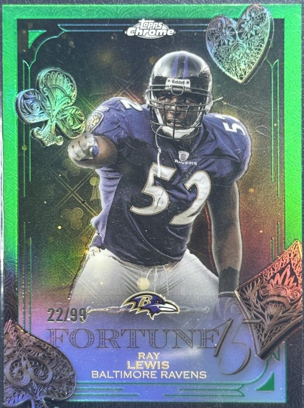 Ray Lewis [Green Refractor] #F15-31