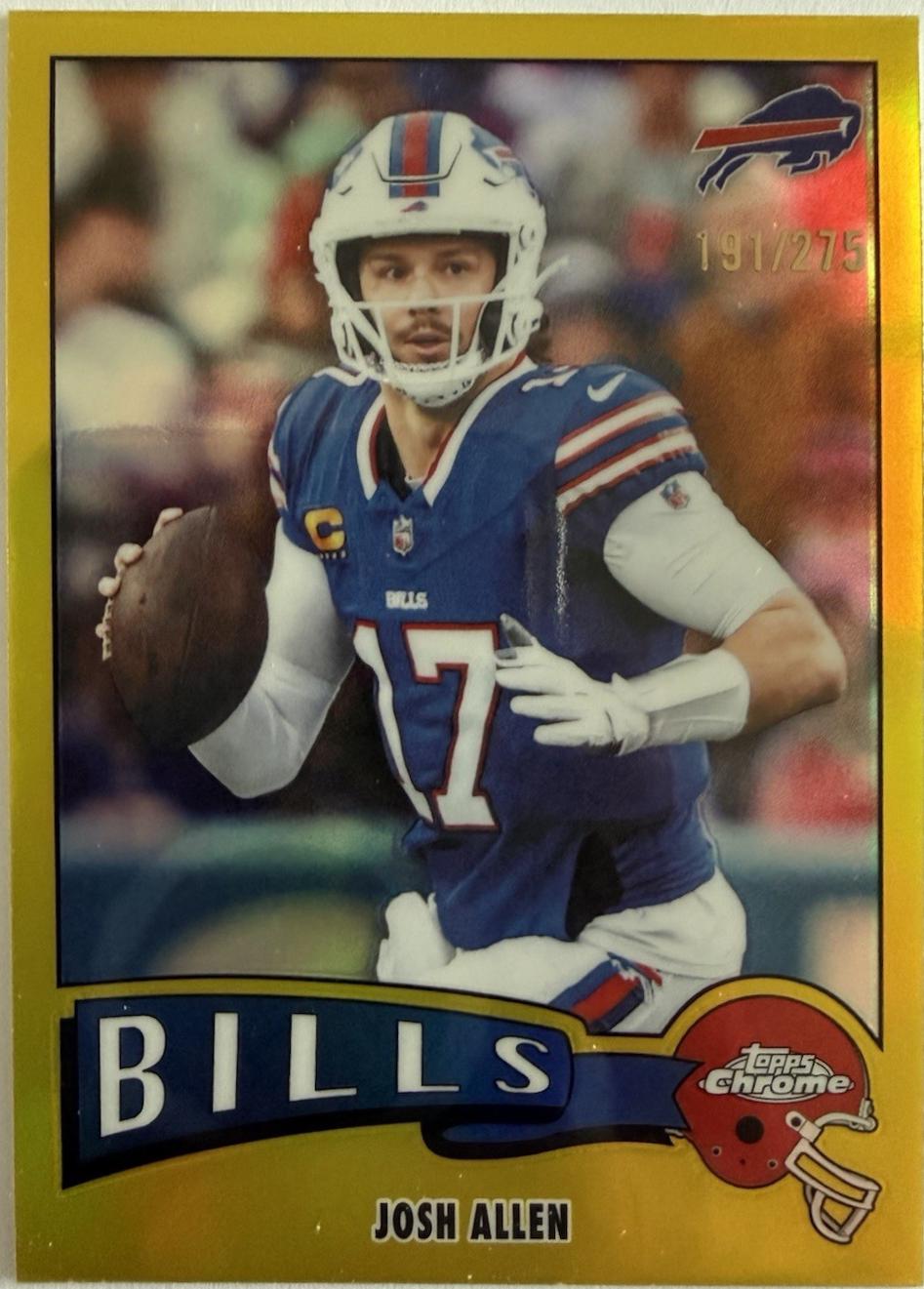 Josh Allen [Gold Refractor] #1975-4