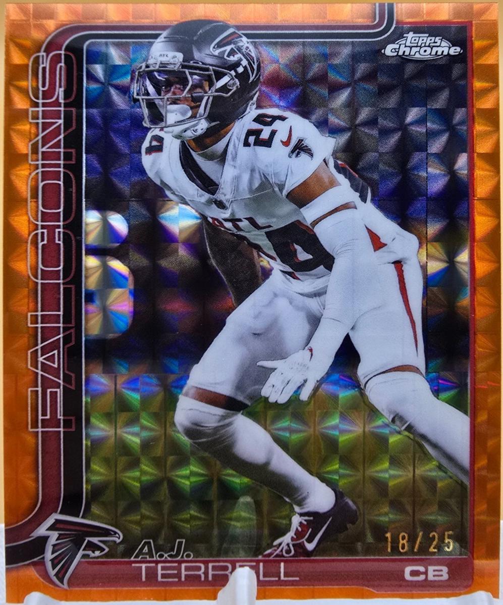 A.J. Terrell [Orange Geometric Refractor] #19