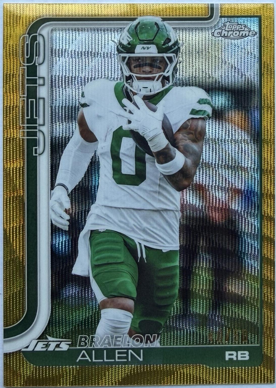 Braelon Allen [Gold Wave Refractor] #240
